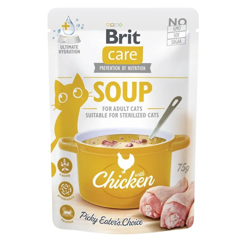 Brit Care Cat Soup Kyckling 75 g | Dagens erbjudande