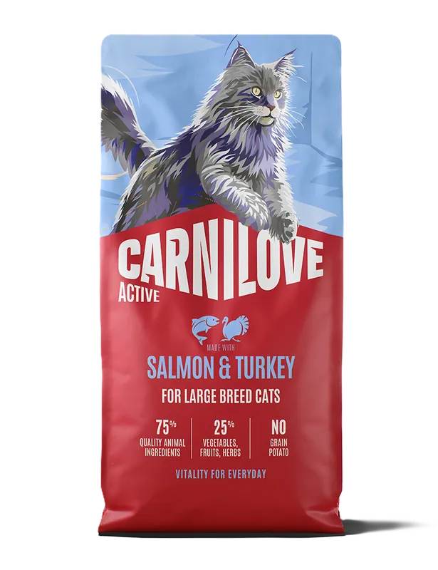 Carnilove Active Large Cat med lax & kalkon - 6 kg - Handla nu