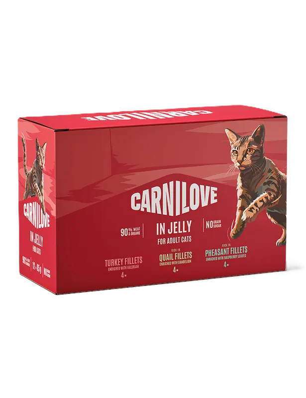 Cat Pouch Jelly Multipack 12x85g - Specialpris