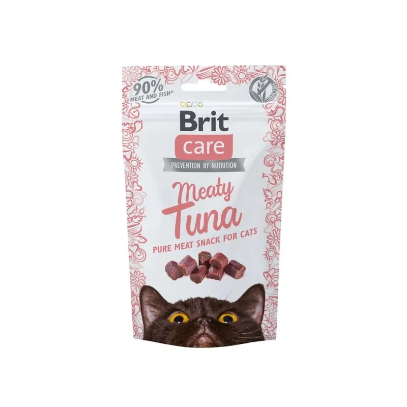 Brit Care Cat Snack Meaty Tonfisk 50g - Nyhet