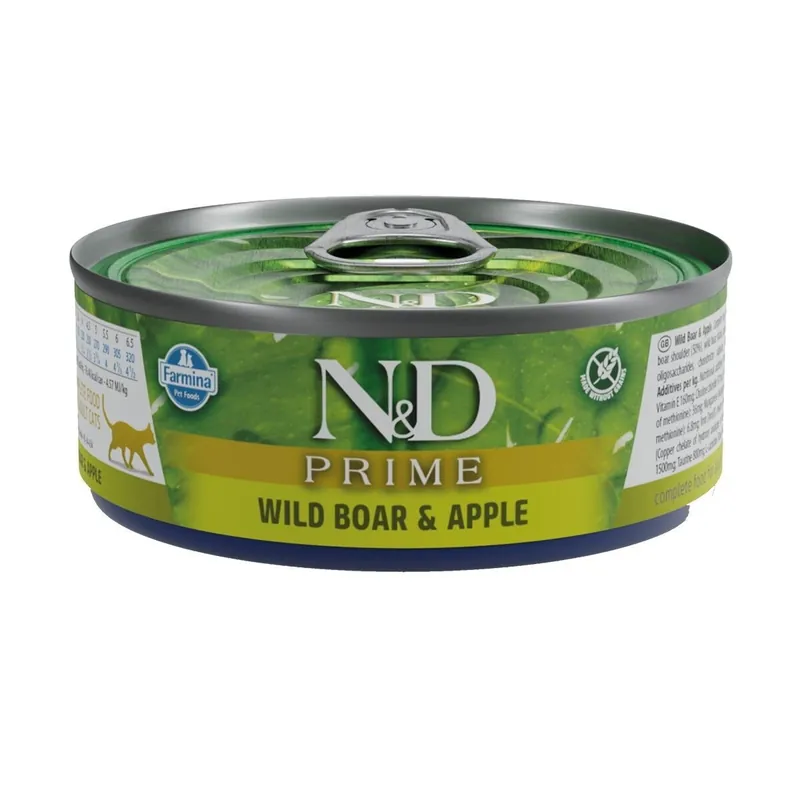 Specialpris - Farmina N&D Prime Cat Wild Boar & Apple 70 g