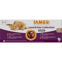 Snabb frakt | IAMS Advanced Nutrition Adult Land & Sea Mix - Ekonomipack i sås 48 x 85 g
