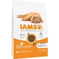 Topprodukt | IAMS Advanced Nutrition Kitten med färsk kyckling - 10 kg
