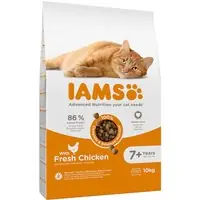 Lågt pris | IAMS Advanced Nutrition Senior Cat 7+ med kyckling 10 kg