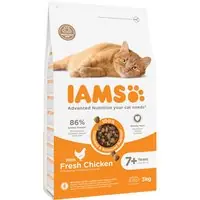 Passa på nu - IAMS Advanced Nutrition Senior Cat 7+ med kyckling - 3 kg