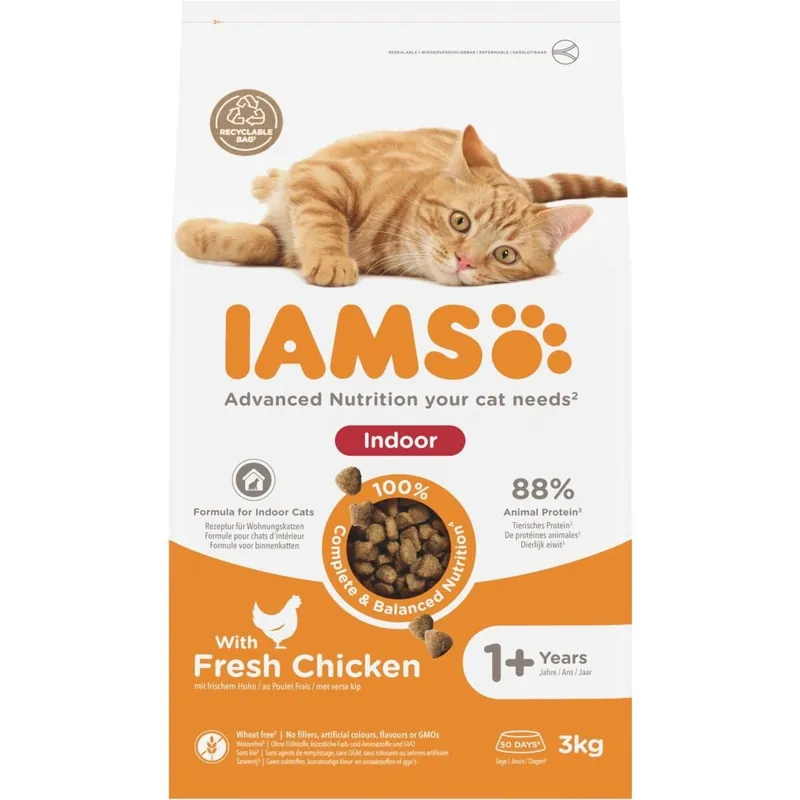 IAMS Advanced Nutrition Indoor Cat med kyckling - 3 kg - Bra pris