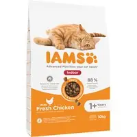 Professionell kvalitet | IAMS Advanced Nutrition Indoor Cat med kyckling - 10 kg