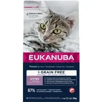 Köp online | Eukanuba Kitten Grain Free Rich in Salmon - 2 kg