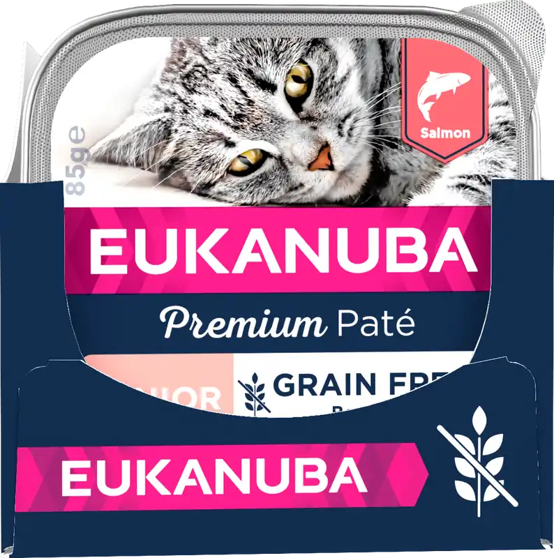 Cat Grain Free Senior Salmon Paté 12x85g - Toppsäljare
