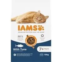 IAMS Advanced Nutrition Senior Cat 7+ med tonfisk - 10 kg | Prisnedsättning