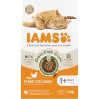 IAMS Advanced Nutrition Grain Free med kyckling - 7,5 kg | Lågt pris