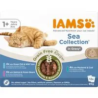 IAMS Advanced Nutrition Grain Free Sea Collection in Sauce - 12 x 85 g | Rekommenderas