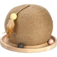 Designed by Lotte klösboll i trä med kulbana - Ø 29,5 x H 22 cm - Bästa pris