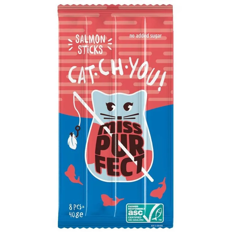 Lågt pris | Miss Purfect Cat Sticks Lax 40 g