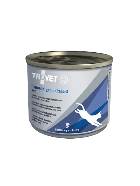 Direkt från tillverkaren - Trovet RRD Hypoallergenic Kanin för katter 200 g PROVFÖRPACKNING