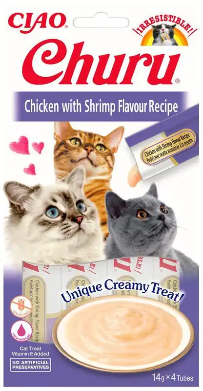 Cat Creamy Chicken with Shrimp flavor, 4pack | Rekommenderas