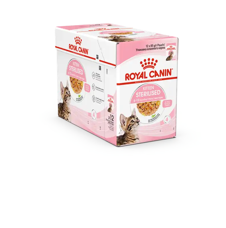 Royal Canin FHN Sterilised Kitten i gelé - 12 x 85 g - Beställ online