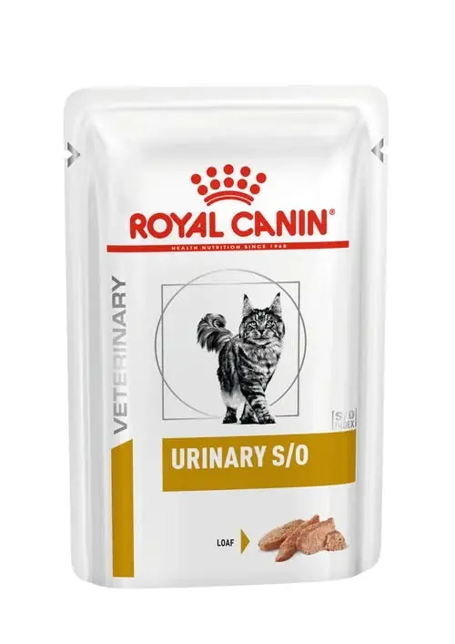 Royal Canin Veterinary Diets Urinary S/O Loaf Pouch våtfoder för katt 85 g | Fyndpris