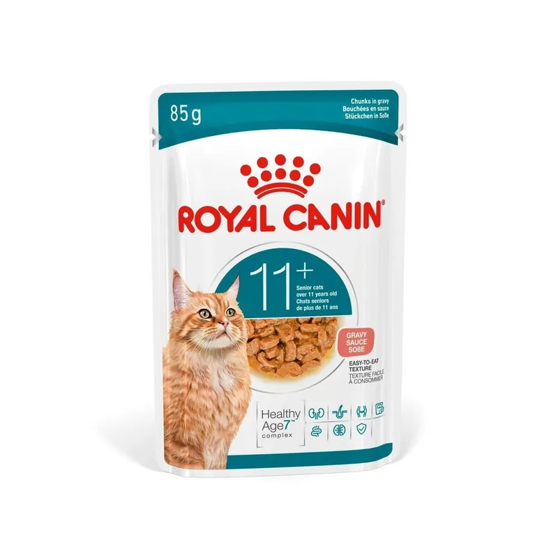 Kundfavorit - Royal Canin Ageing 11+ i sås - 12 x 85 g