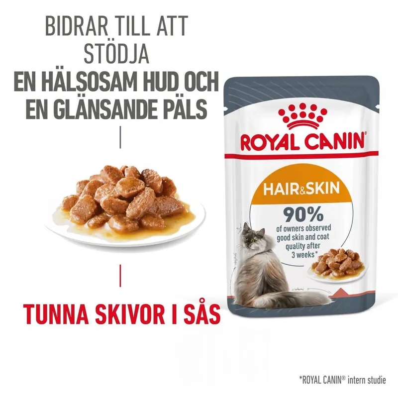 Superpris | Royal Canin Hair & Skin Care Gravy 12 x 85 g