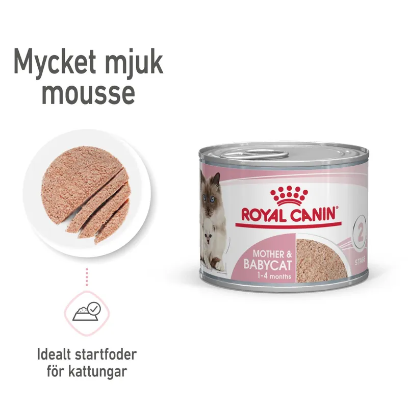 Feline Wet Mother & Babycat Våtfoder för Katt & Kattunge 195 g | Utförsäljning
