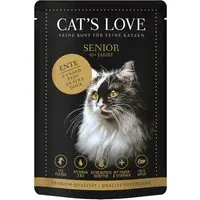 Sänkt pris - Cat‘s Love 12 x 85 g - Senior Anka