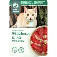 Pure Nature Feline 12 x 85 g - Vildsvin & anka - Sista dagarna