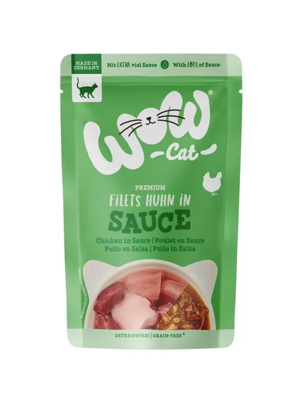 Kanonerbjudande | WOW Cat i sås 8 x 85 g - Kyckling