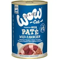 WOW Cat Senior 6 x 400 g - Vilt & kanin | Bästsäljare