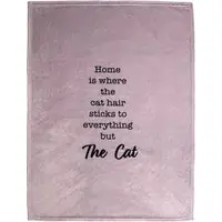 Snart slut | TIAKI kattfilt "Home" - L 75 x B 100 cm