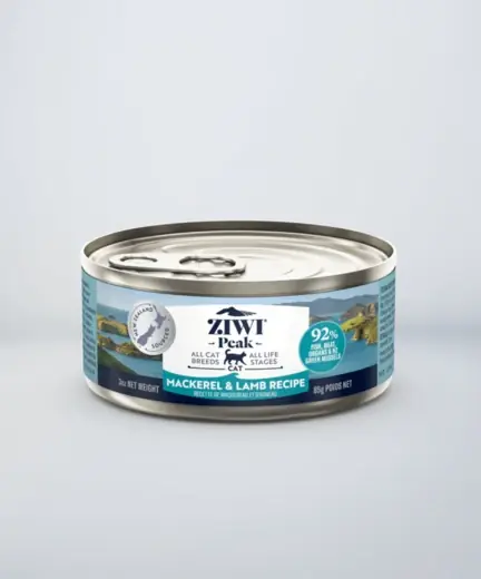 Superpris | ZiwiPeak Makrill och Lamm för katter 24 x 85 g