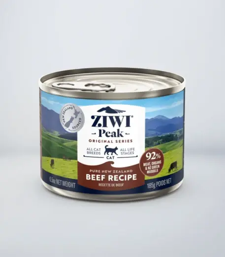 Bara denna vecka - ZiwiPeak Nötkött för katter 12 x 185g