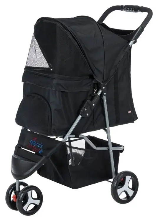 Dagens deal | Djurvagn Buggy, hopfällbar, 47×h100×80 cm, svart