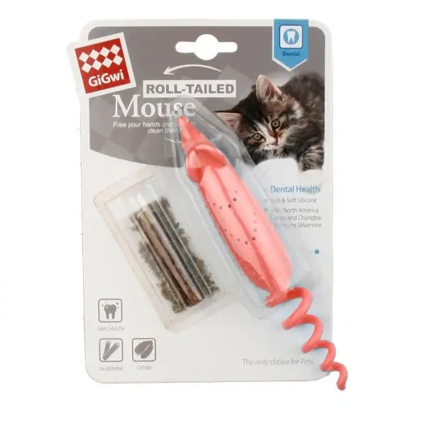 Dagens deal - GiGwi Cat Toy Roll-tailed Mouse