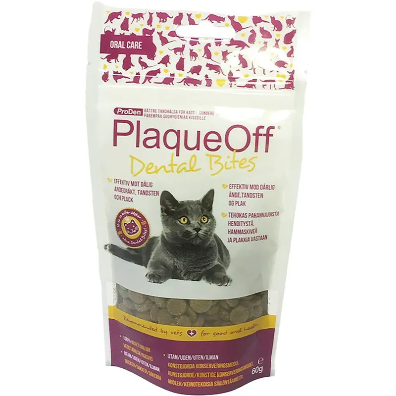 PlaqueOff Dental Bites Cat | Endast denna vecka