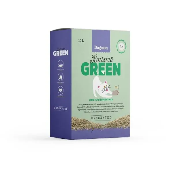 Dogman Cat Sand Green - Prissänkt