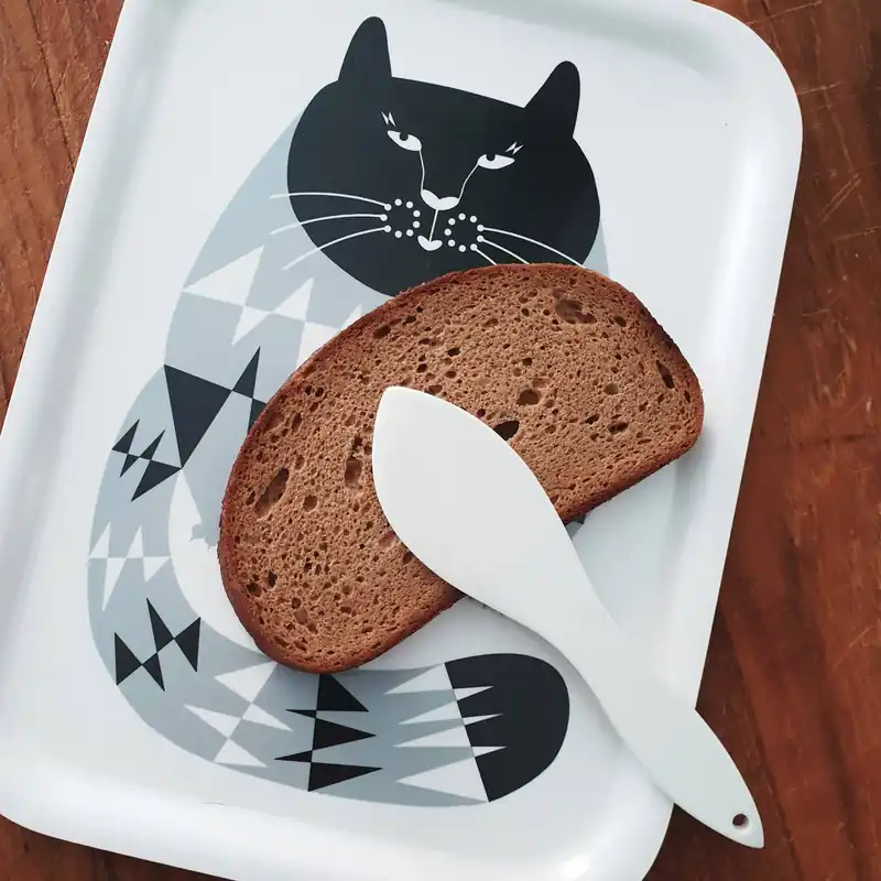 Expressfrakt | Swedish Birch Wood Tray "Pappidoo" The Cat