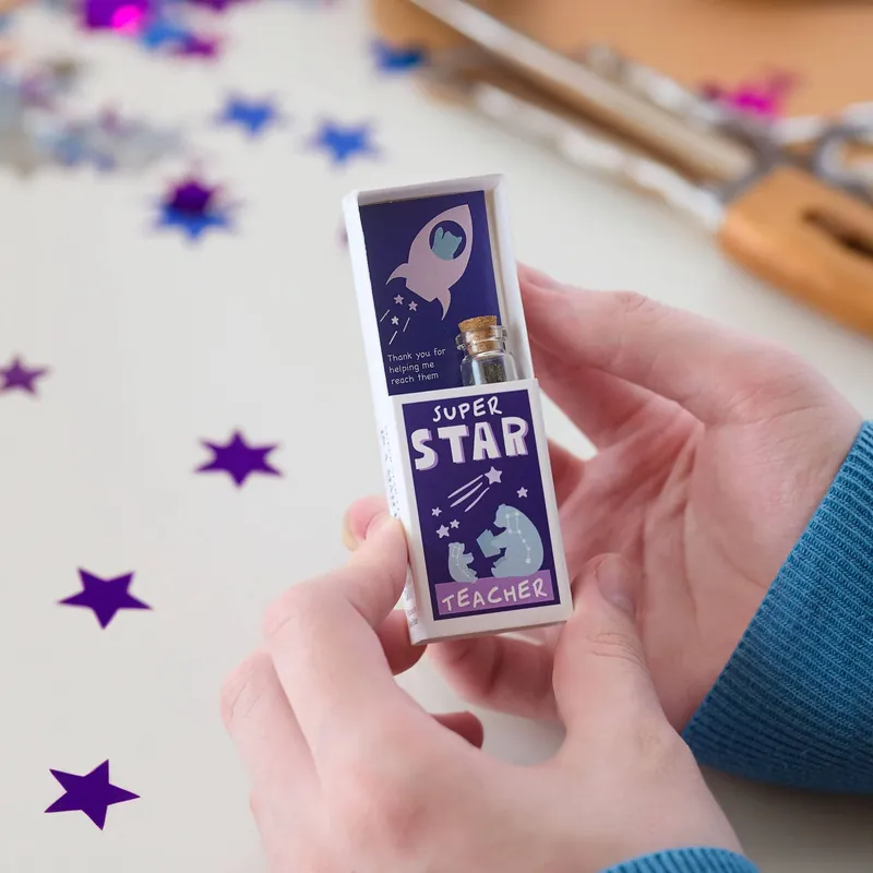 Expressfrakt | Super Star Teacher Meteorite Gift In A Matchbox