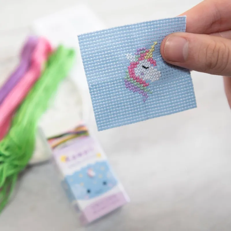 Väl omtyckt | Kawaii Unicorn Mini Cross Stitch Kit