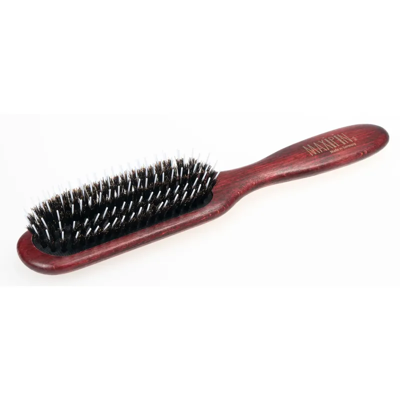 Favorit - MaxiPin Oblong Wooden Brush with Nylon and Boar Bristle Mix