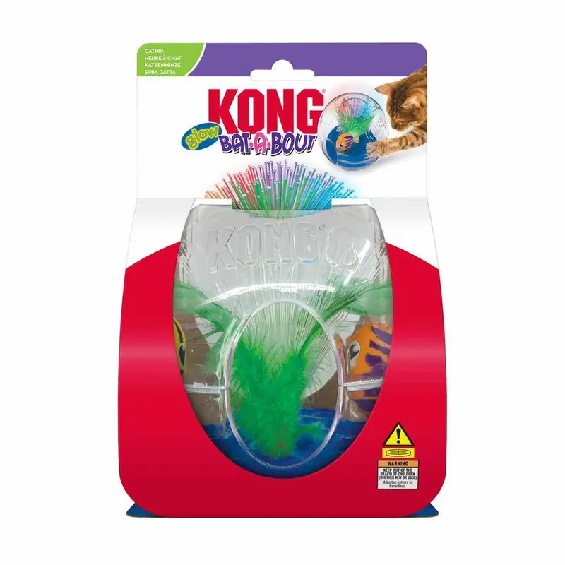 Efterfrågad | KONG Interactive Cat Toy Bat-A-Bout Glow Aquarium