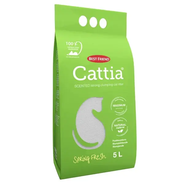Cattia Spring Fresh Scented Cat Litter | Beställ direkt