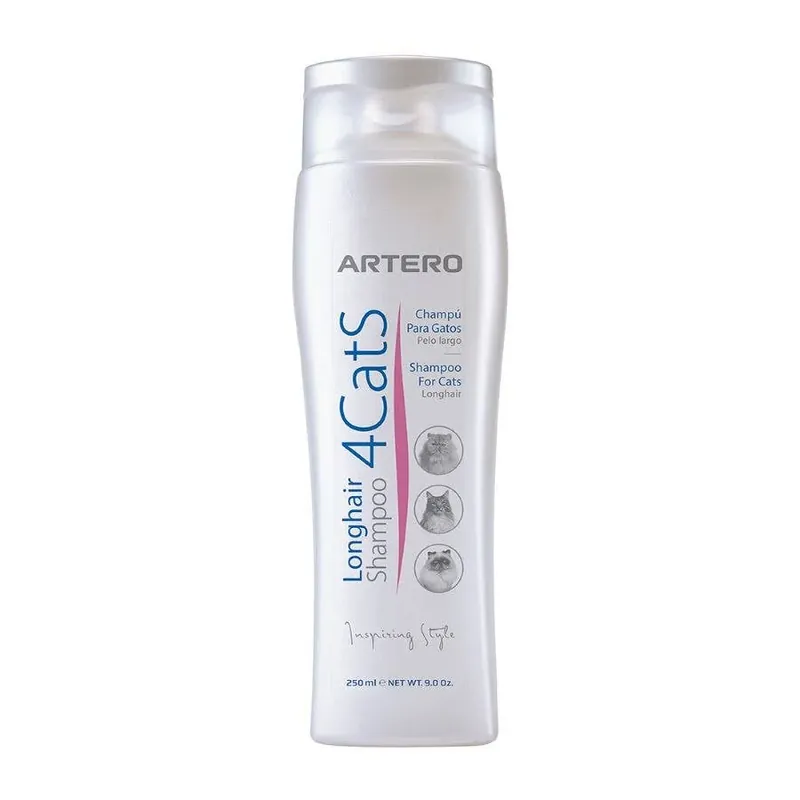 Artero Shampoo 4Cats Longhair 250 ml. - Specialpris