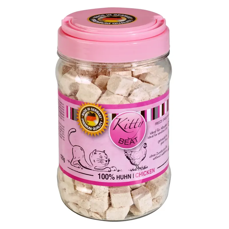 Enkel beställning | Kitty Beat Chicken Pure Freeze-dried Cubes