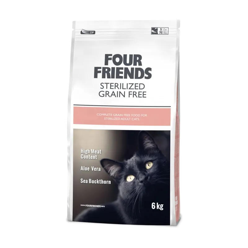 Kampanj - FourFriends Cat Sterilized Grain Free