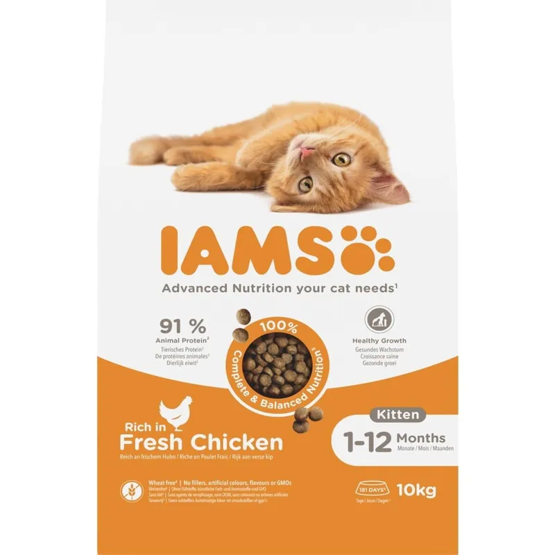 Prissänkt | Iams for Vitality Cat Kitten Chicken