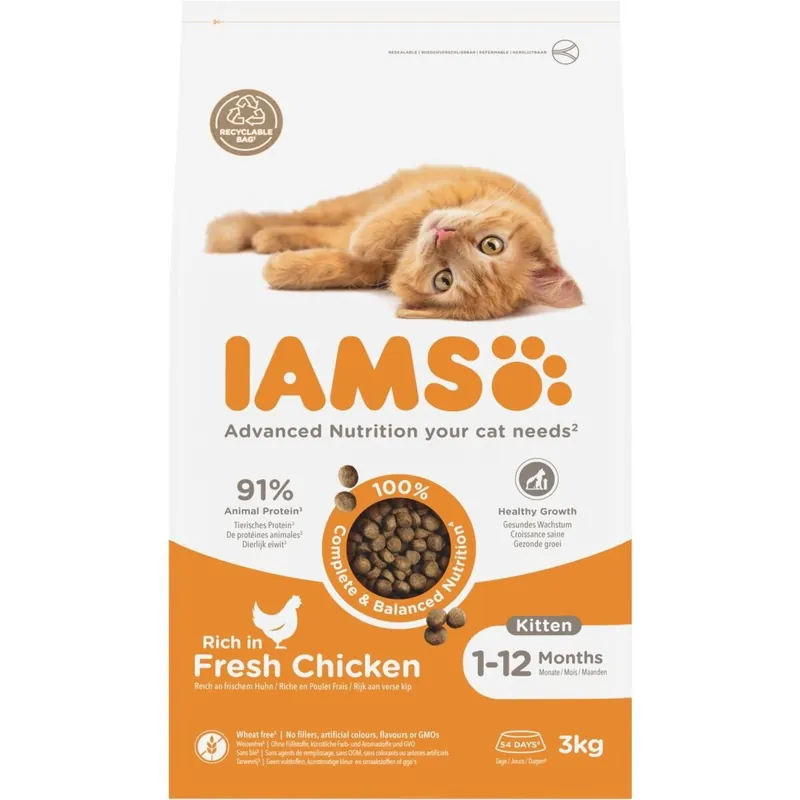 Tryggt köp | Iams for Vitality Cat Kitten Chicken