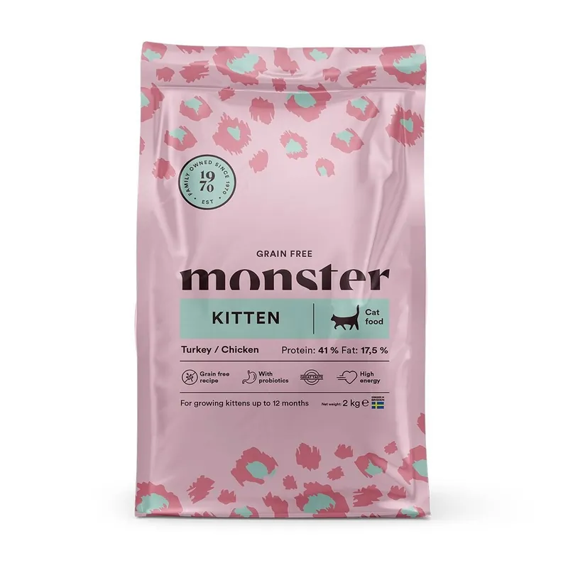 Monster Cat Kitten Grain Free Turkey & Chicken | Snabb leverans