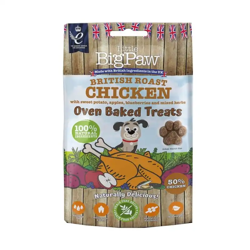Specialpris - Little BigPaw Ugnsbakat Hundgodis Kyckling 130 g