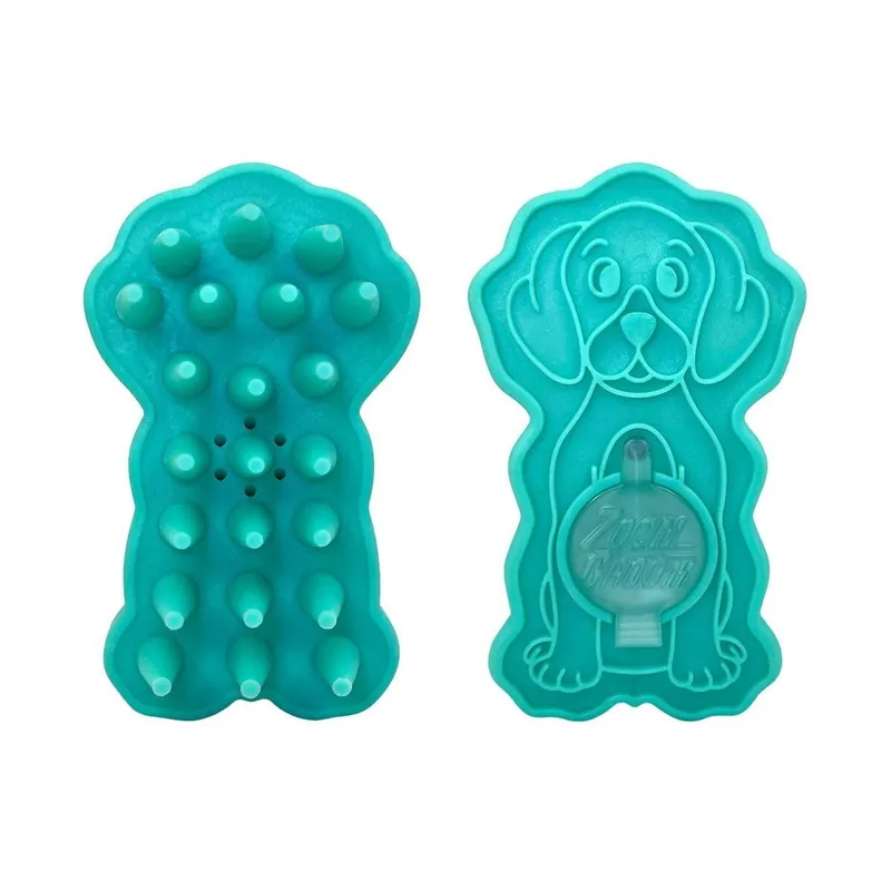 KONG ZoomGroom Bubbles Hundborste För Schamponering L | Försäljningssuccé